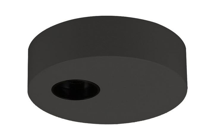 Round Base 100x28 for LED TECO NAULA Black 1x10W Dim