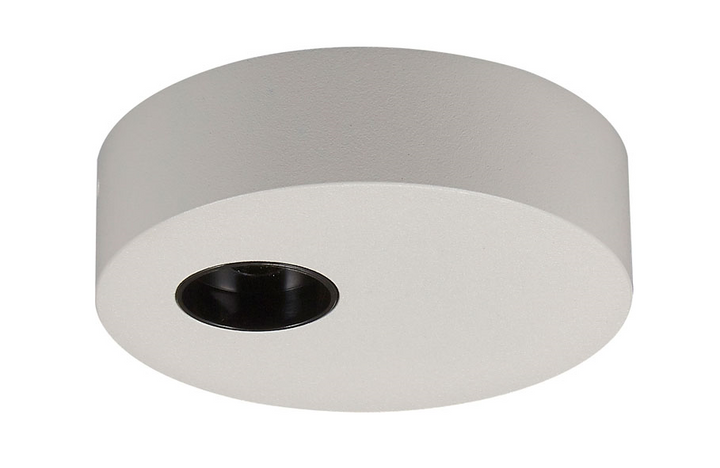 Base Ronde 100x28 pour LED TECO  NAULA Blanc 1x10W Dim