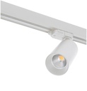 Tracklight LED 3P TECO NAULA 12W 2700K 36° Ra90 Ø60 Blanc Dim