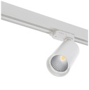 Tracklight 3P LED TECO NAULA 18W Ø 87 32° 3000K Dim Blanc