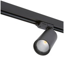 Tracklight 3P LED TECO NAULA 24W Ø 87 32° 2700K Dim Noir