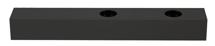 Rectang base. 335x50x40 for LED TECO NAULA Black 2x10W Dim