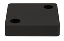 Base Carrée 160x160x35 pour LED Teco NAULA Noir 2x10W Dim