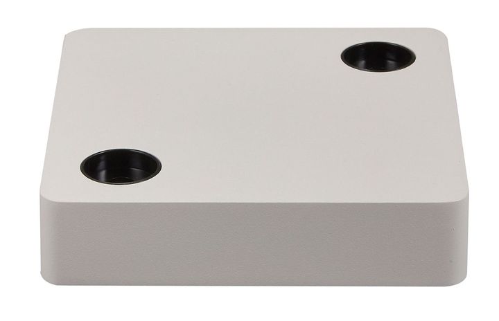 Square Base 160x160x35 for LED Teco NAULA White 2x10W Dim