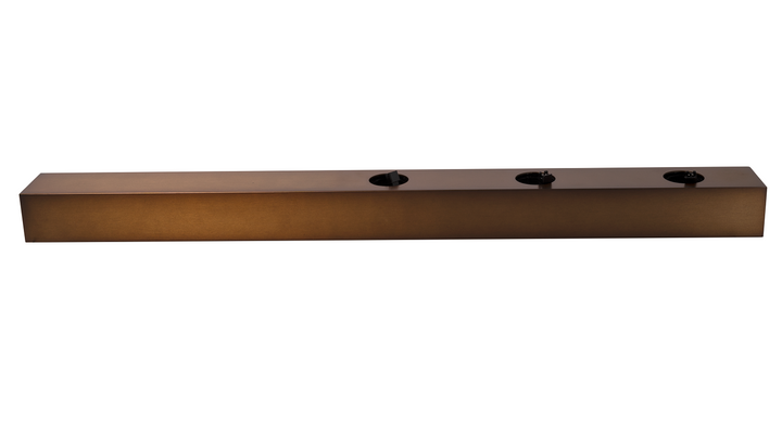 Base Rectang. 560x50x40 pour LED TECO NAULA Bronze 3x10W Dim