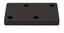 Base Rect. 320x160x35 for LED Teco NAULA Black 4x10W Dim.