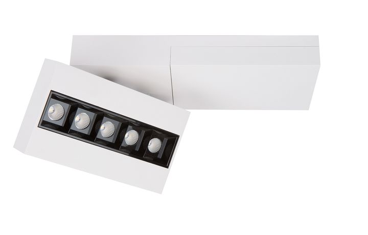 Teco LED Spot OKANDO 5x2W 2700K Ra90 Dim Wit (Zw. Refl.)