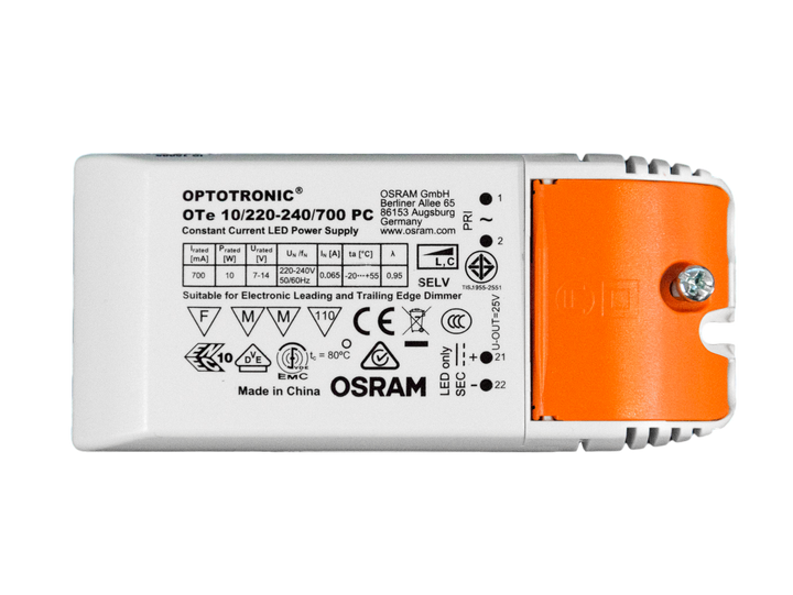 (AS) Driver 10W 700mA OSRAM Phase Dim