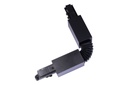 Connecteur ajustable jusqu'à 90° Noir pour Rail 3P Teco