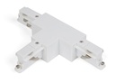 Connecteur en T droite-gauche Blanc pour Rail 3P Teco