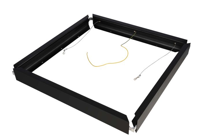 Zwart opbouwkaders  voor Led panel 60x60