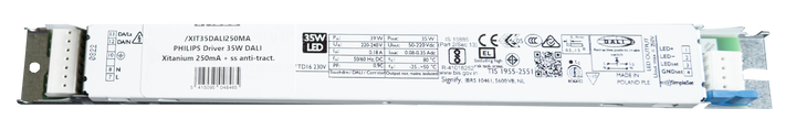 PHILIPS Xitanium 35W DALI driver 300mA + no anti-tract.