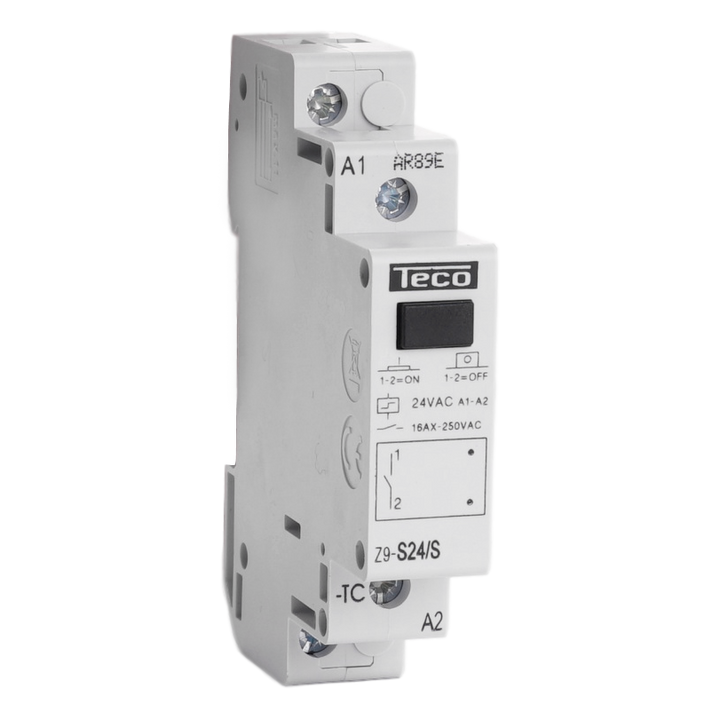 Télérupteur Teco 24VAC 16A 1NO