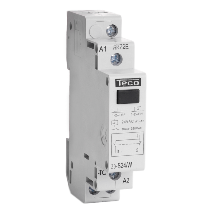 Impulsrelais  Teco 24VAC 16A 1WIS