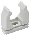 Attache tube plast. ouverte pour tubes de Ø 16mm