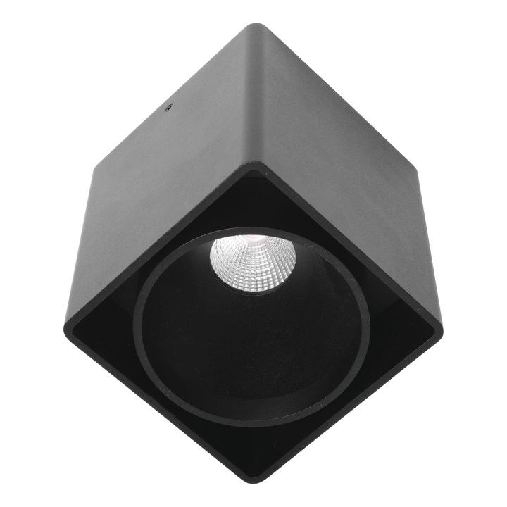 (AS)KUANA 9W  vierkant 2700K Zwart