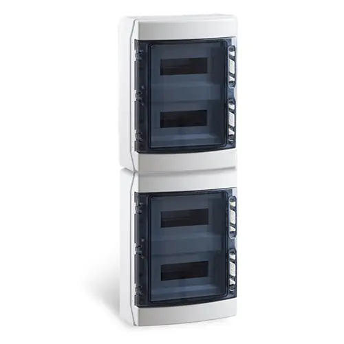 Surface box IP65 4x12 mod.