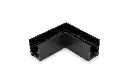 (AS)Angle horizontale de 90° Track 48V H 29 Noir  connecteur  incl.
