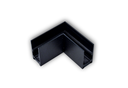 (AS)90° horizontale hoek Track 48V H 54 Zwarte connector incl.