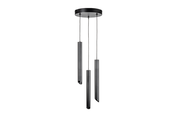 (AS)Round Base 260x37 + NAULA Black 3x9W Dim
