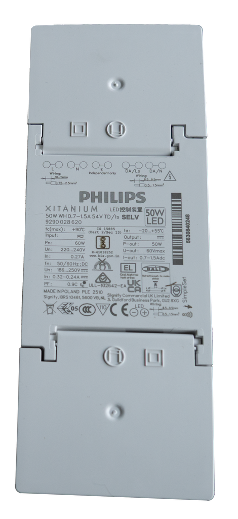 (AS)Xitanium 50W WH DALI 1400mA + male con.