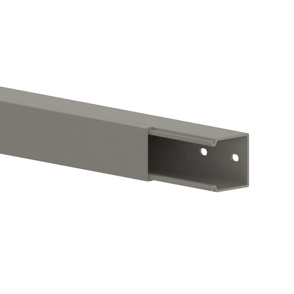 30x30- Goulotte murale grise (RAL 7030)