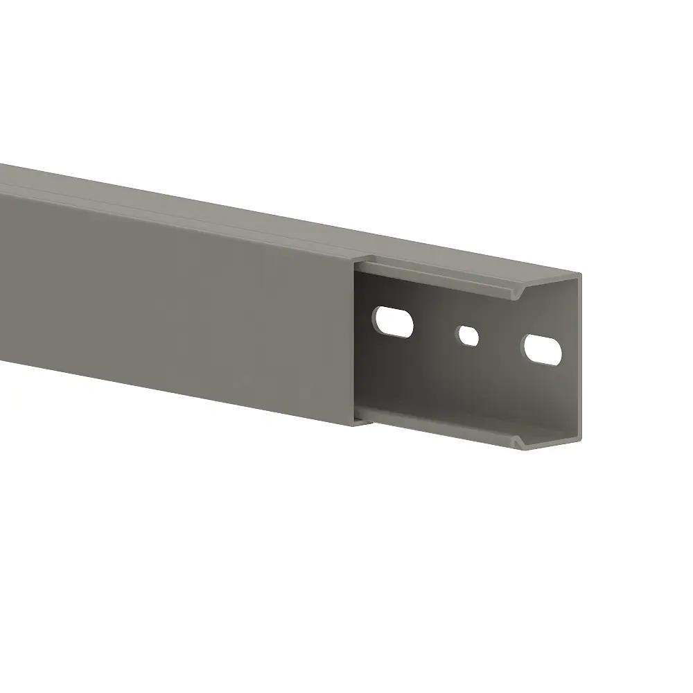 25x40- Goulotte murale grise (RAL 7030)