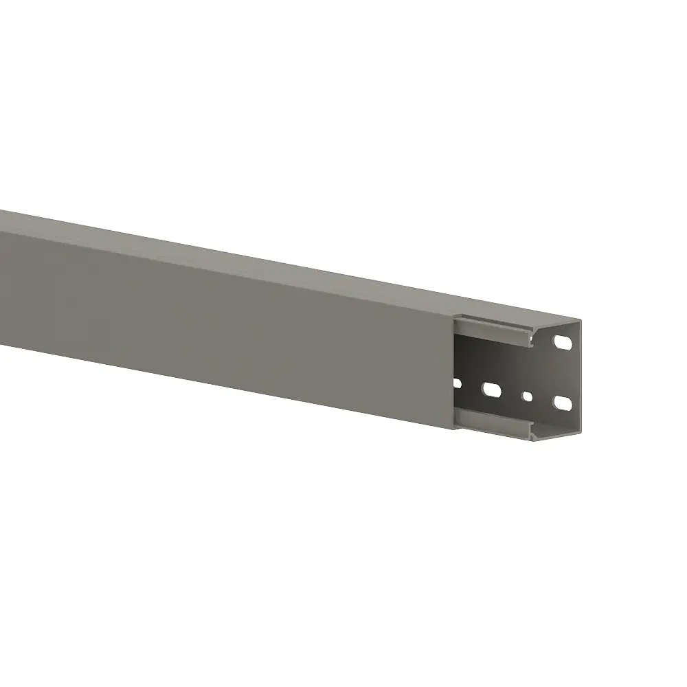 40x60- Goulotte murale grise (RAL 7030)