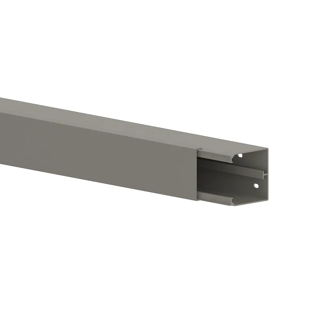 60x60- Goulotte murale grise (RAL 7030)