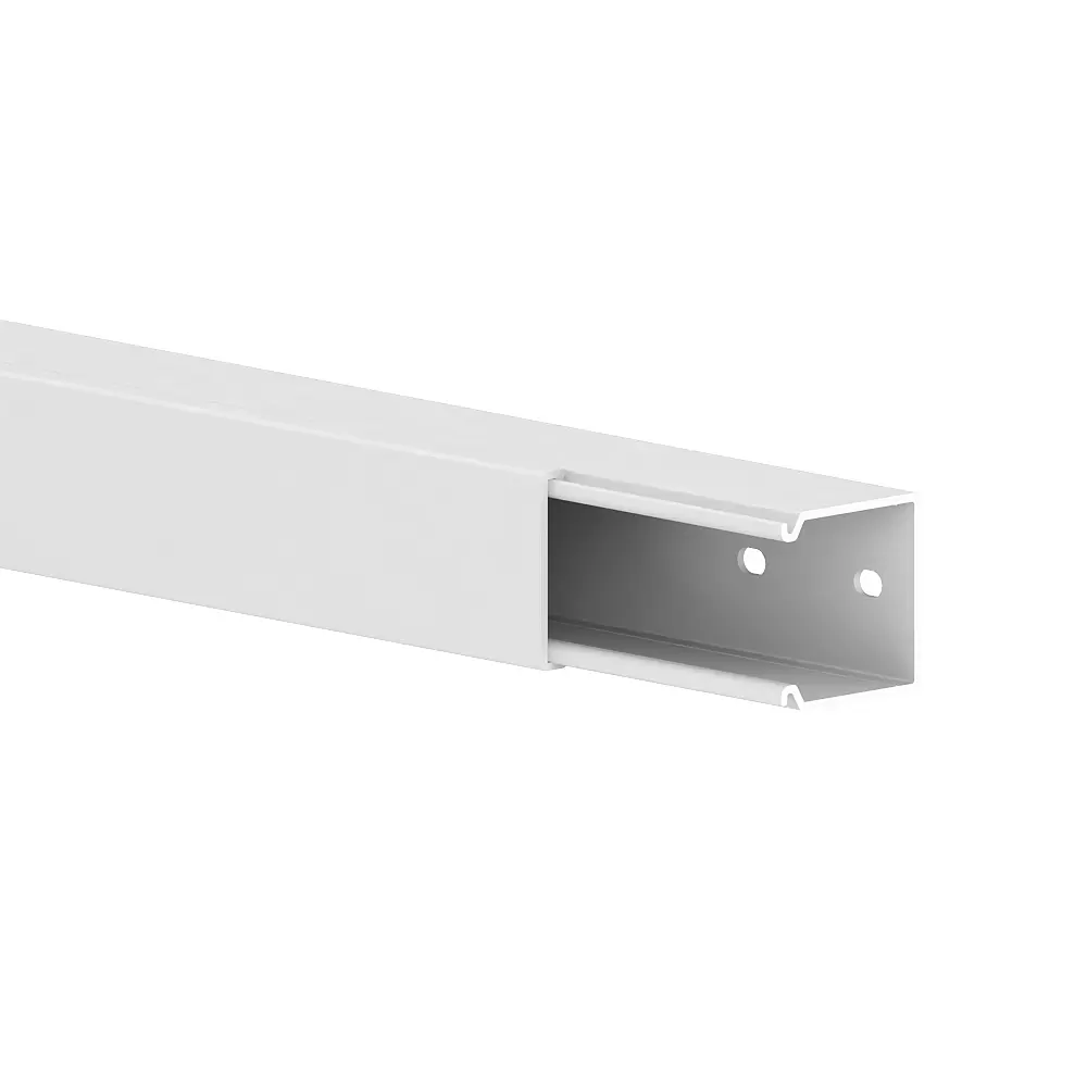 30x30- Goulotte murale blanche (RAL9010)