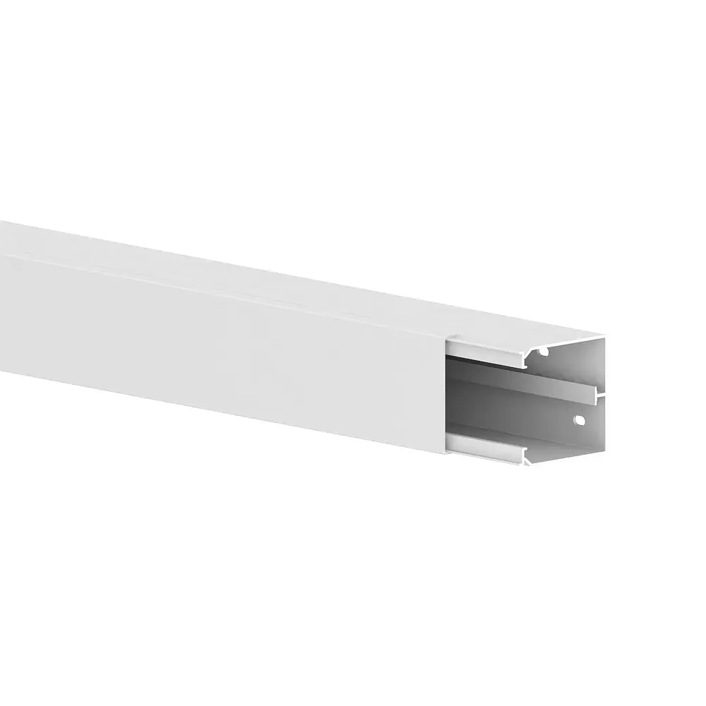 60x60- Goulotte murale blanche (RAL9010)