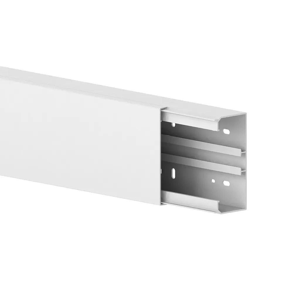 White Installation Trunking 60x130