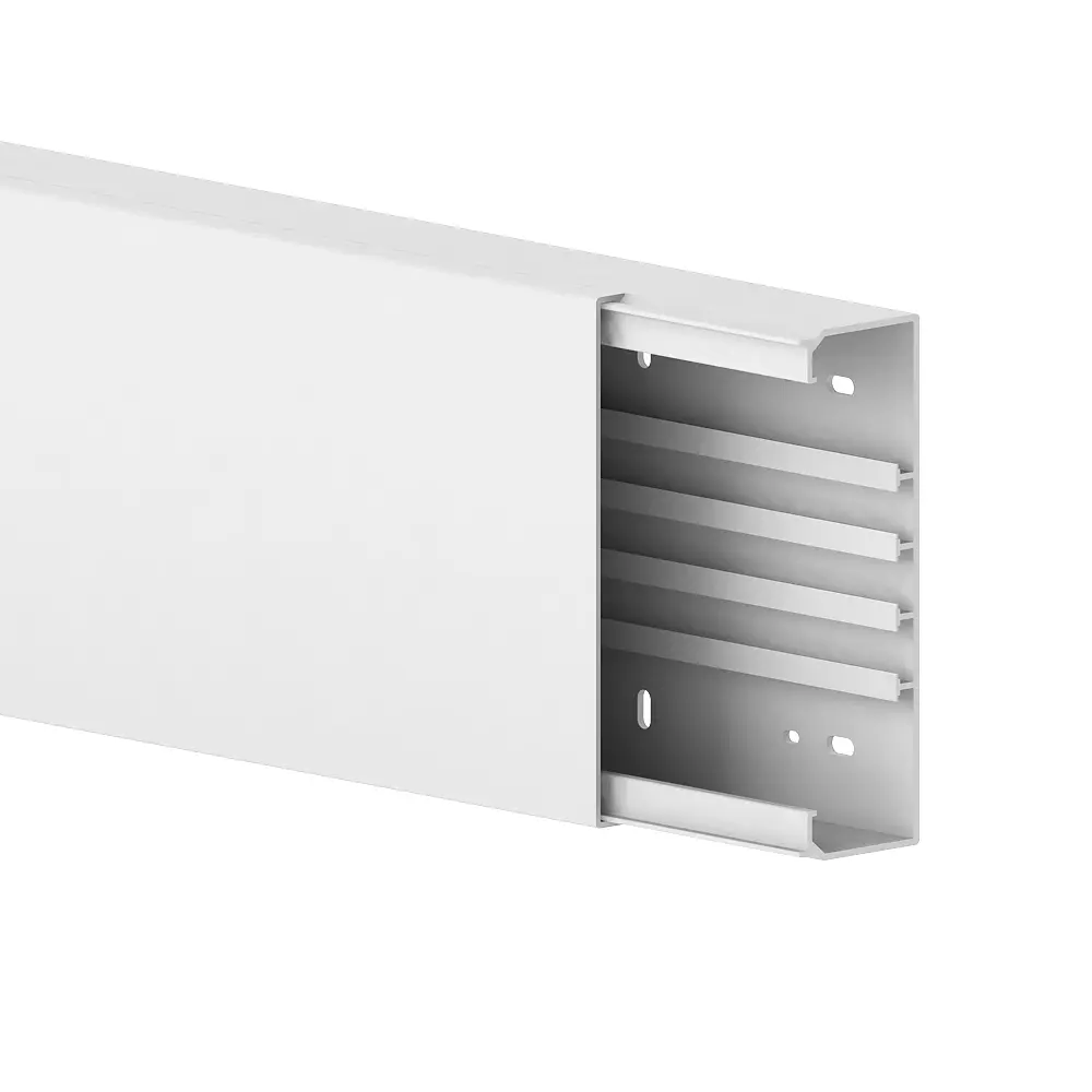White Installation Trunking 60x200