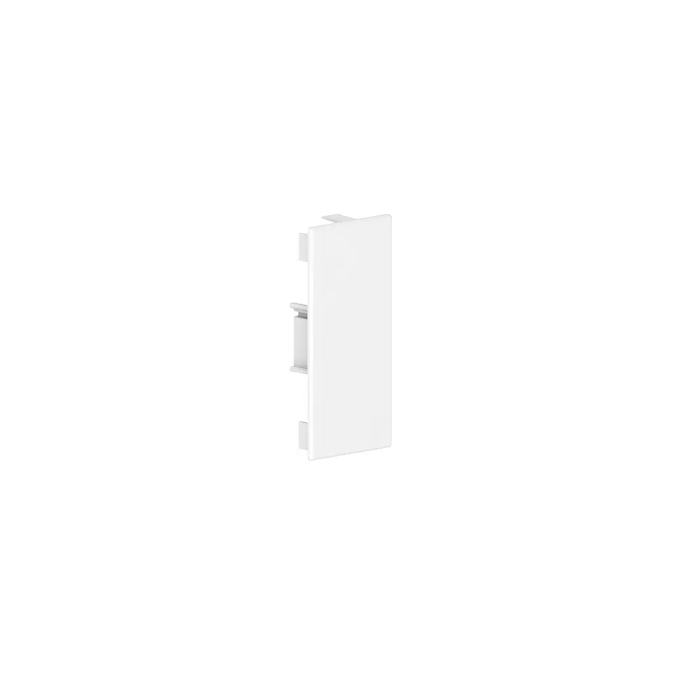 60x130- Embout pour goulotte murale blanche (RAL 9010)