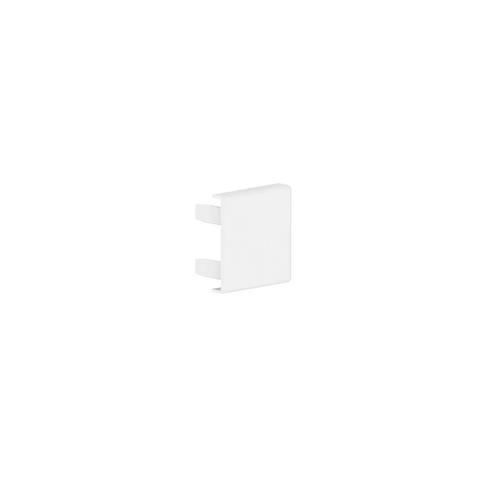 30x30- Embout pour goulotte murale blanche (RAL 9010) 