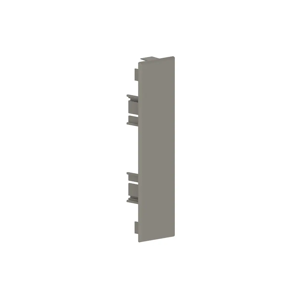 60x230- Embout pour goulotte murale grise (RAL 7030) 