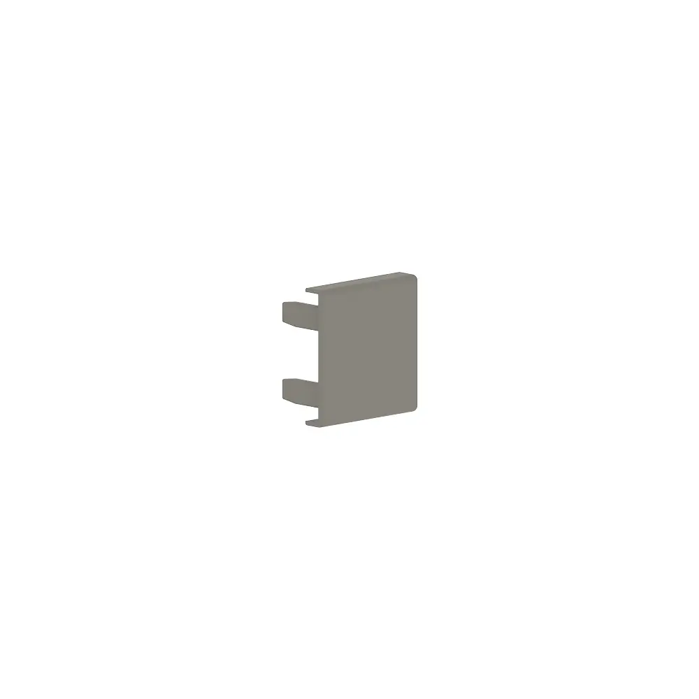 30x30- Embout pour goulotte murale grise (RAL 7030) 