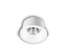 LED Downlight EXO 9-12W D140mm 3K-4K IP54 White + Matte Reflector (integrated driver