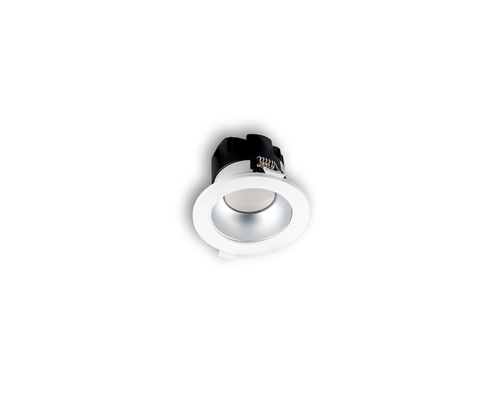 Downlight LED KOMET 4'' 10W 3K-4K IP54 Diffuser + Alu mat - Without driver