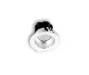 Downlight LED KOMET 4'' 10W 3K-4K IP54 Diffuseur + Alu mat - Sans driver