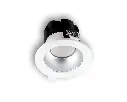 Downlight LED KOMET 6'' 20W 3K-4K IP54 Diffuser + Alu mat - Zonder driver