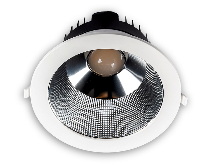 Downlight LED KOMET-R 8'' 35W 3K-4K IP54 Prysm.Reflector Alu UGR19 - Zonder driver