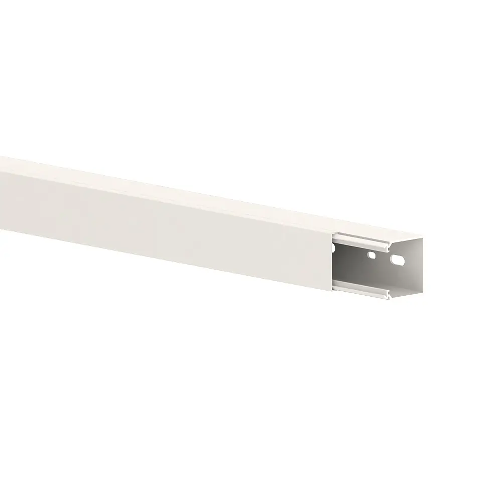 40x40- Goulotte blanc crème (RAL 9001)UE=40