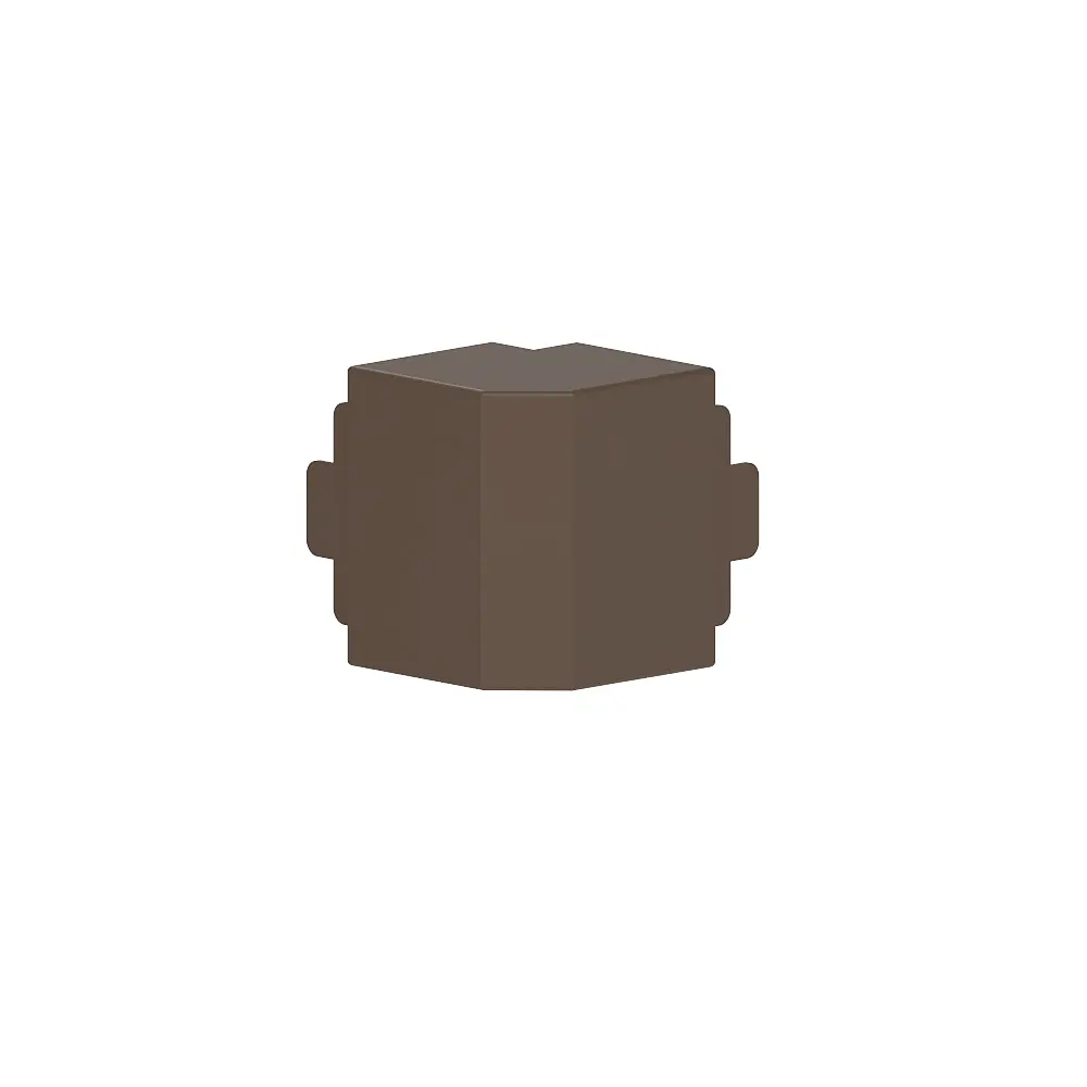 60x90- Angle extérieur marron (RAL 8014)