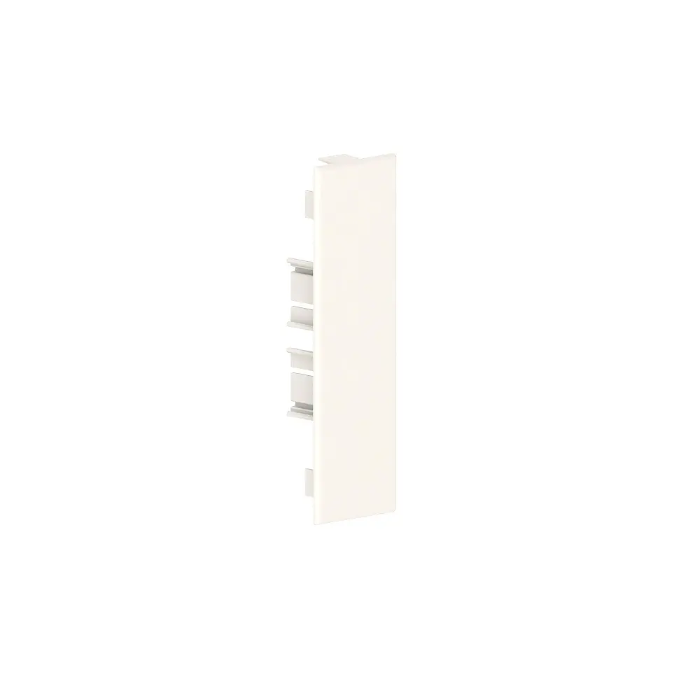 60x200- Embout blanc crème (RAL 9001)UE=2