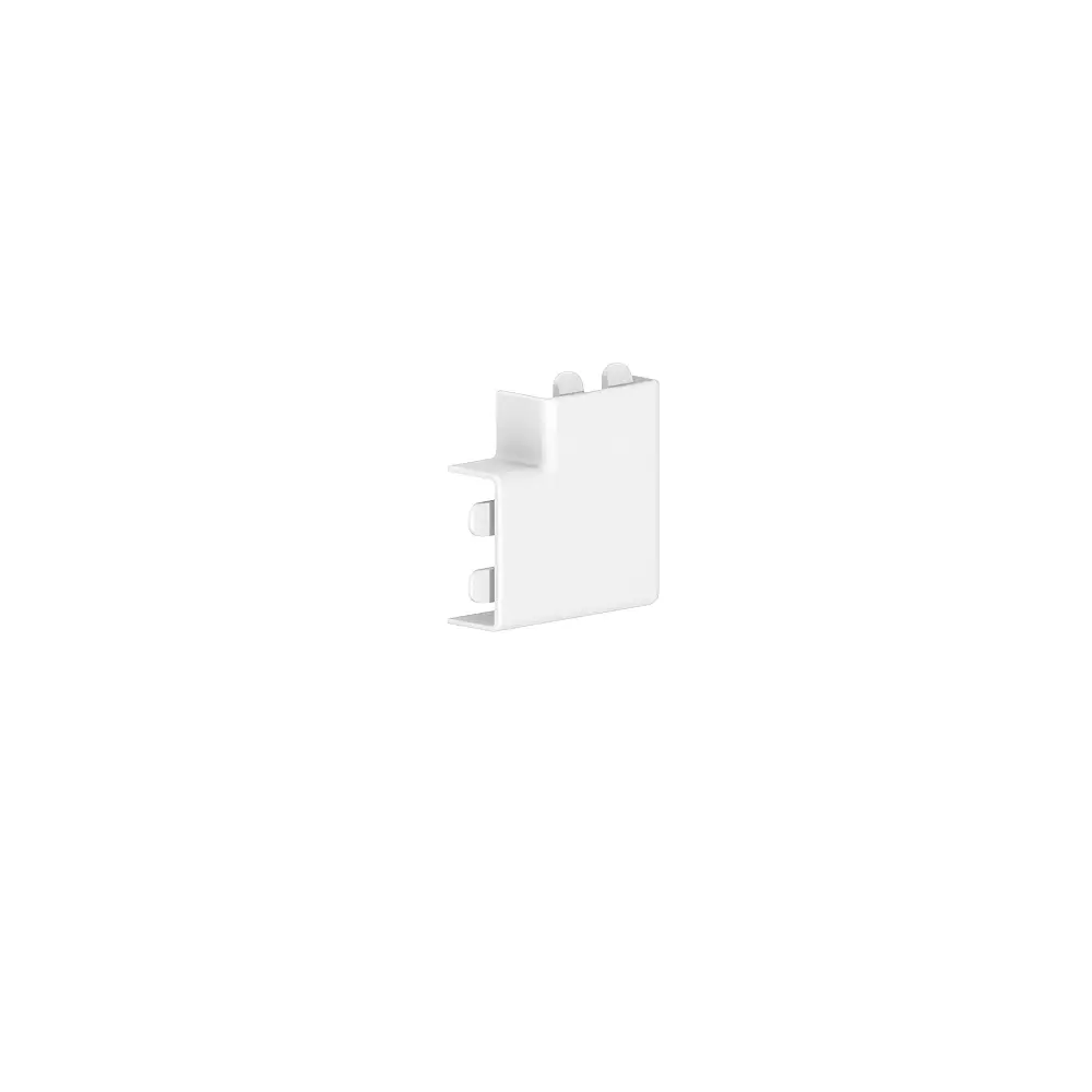 MINI 10x20  - Angle plat blanc (RAL 9010)