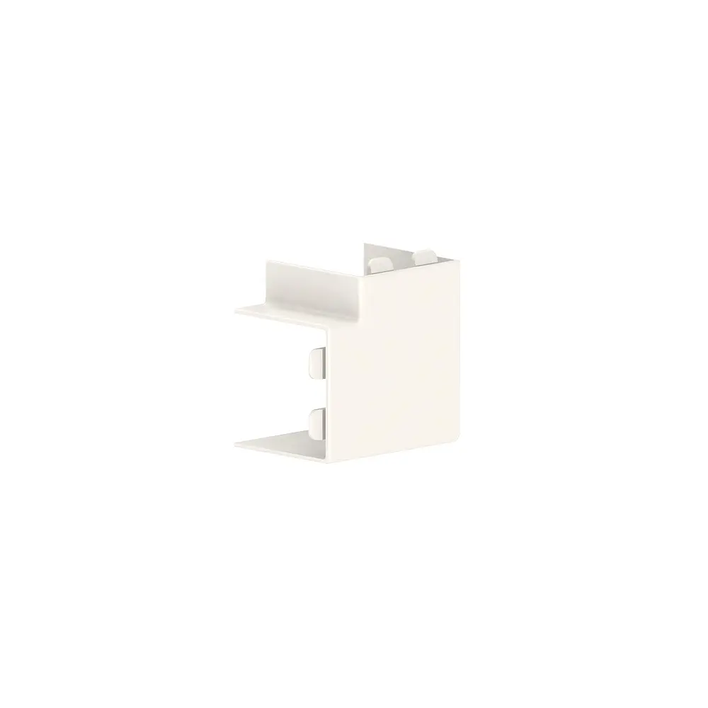 30x30- Vlakke hoek (RAL 9001 - Crèmewit) - VPE=4