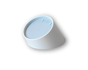Aluminium basis voor SR5P knop (magnetische bevestiging) wit.