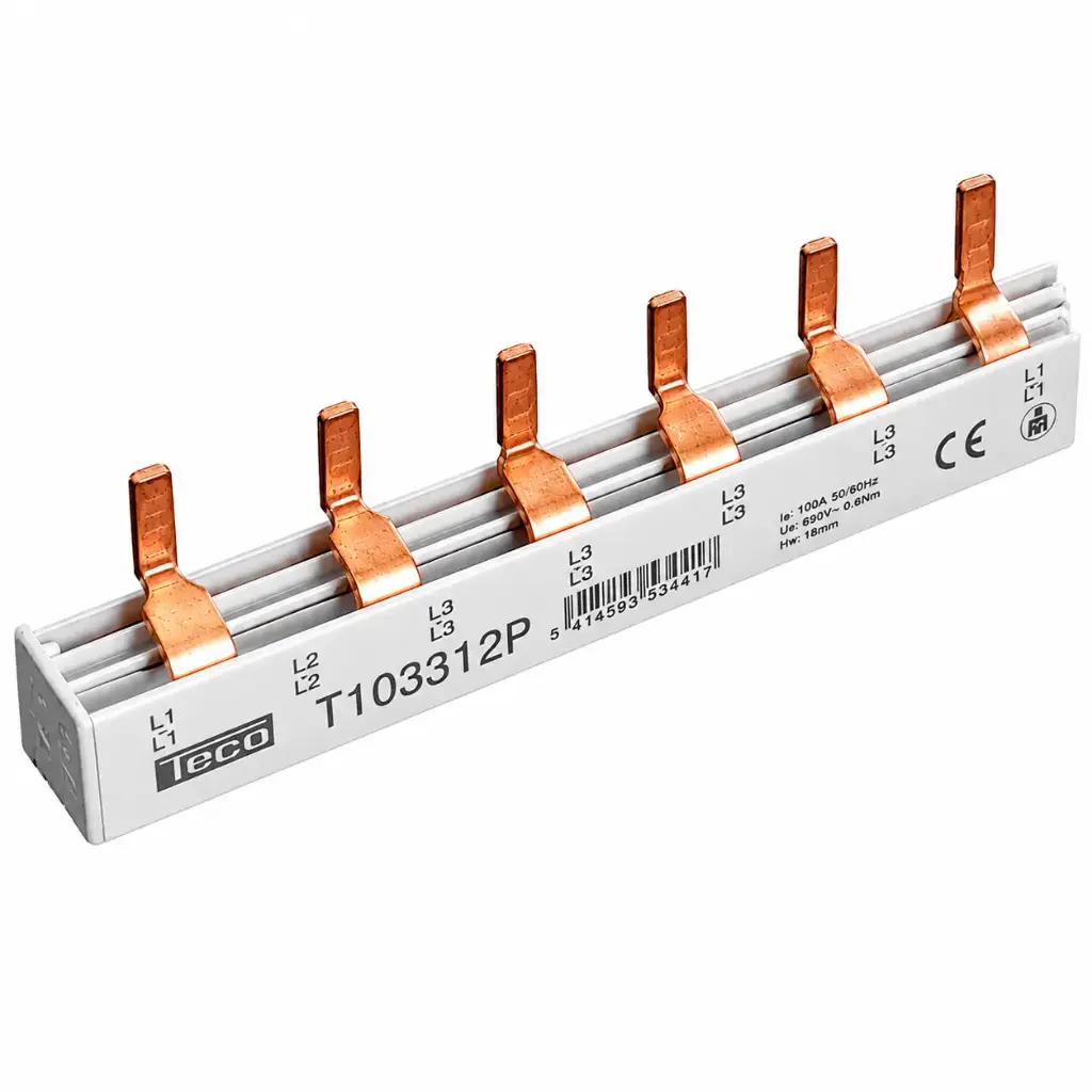 Peigne à pointes Teco 10mm² 12mod 3p  pour RCD