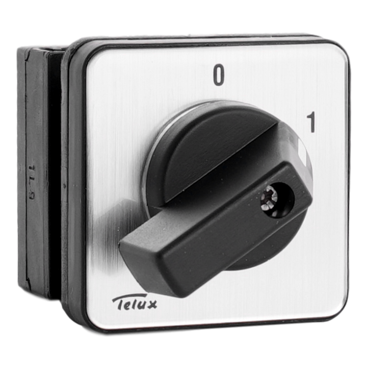 On-Off switch 1-pole Instrument knob black